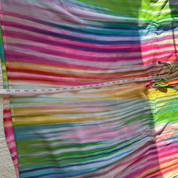 Bleu Rod Beattie.Caftan Cover.up. Size S/M - Picture 10 of 13